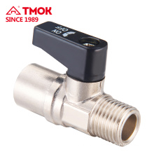 screw port thread connector series double inside silk mini ball valve